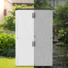 Patiowell 50 Cu.ft Outdoor Storage Cabinet, White