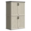 Patiowell 50 Cu Ft Plastic Cabinet, Beige