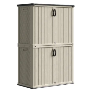 Patiowell 50 Cu Ft Plastic Cabinet, Beige